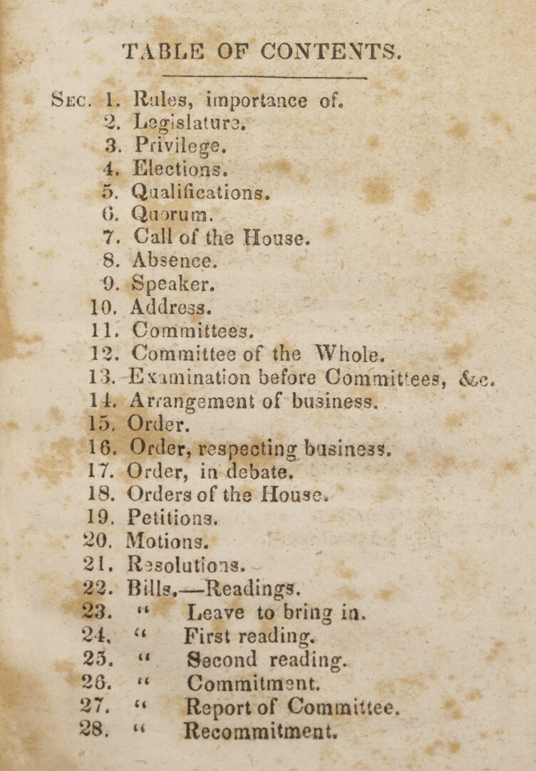 Lot 550: 4 19th C Leatherbound Books; Federalist, Templar and Native Am. Interest