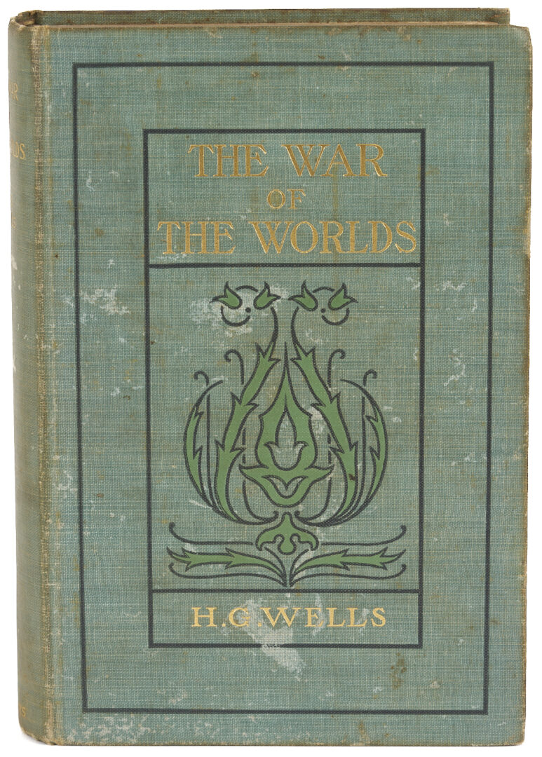 Lot 551: HG Wells, The War of the Worlds First US Edition