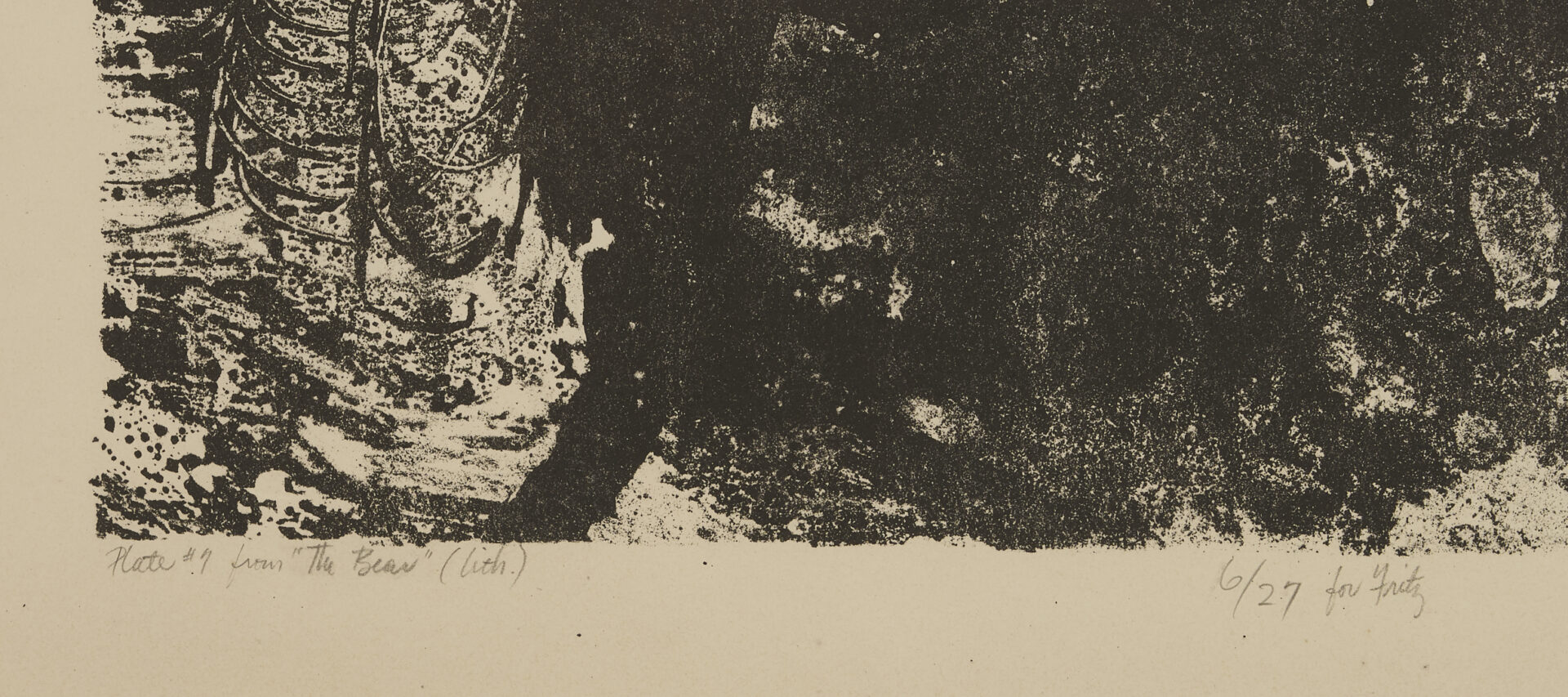 Lot 553: William Faulkner Go Down Moses 1st Edition, Plus Boyd Saunders Lithograph