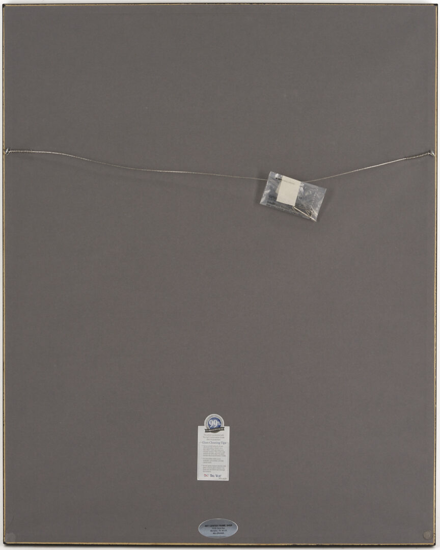 Lot 553: William Faulkner Go Down Moses 1st Edition, Plus Boyd Saunders Lithograph