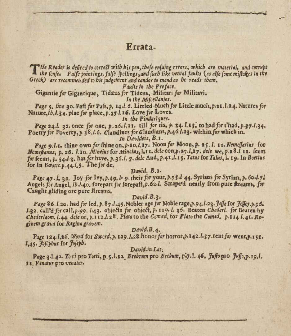 Lot 554: Poems by Abraham Cowley, 1656 First Collected Edition
