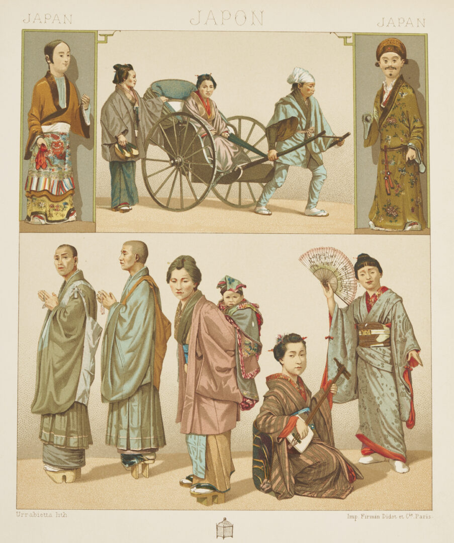 Lot 555: Le Costume Historique by Racinet, 6 Volumes 1888