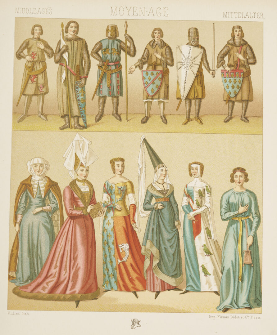 Lot 555: Le Costume Historique by Racinet, 6 Volumes 1888