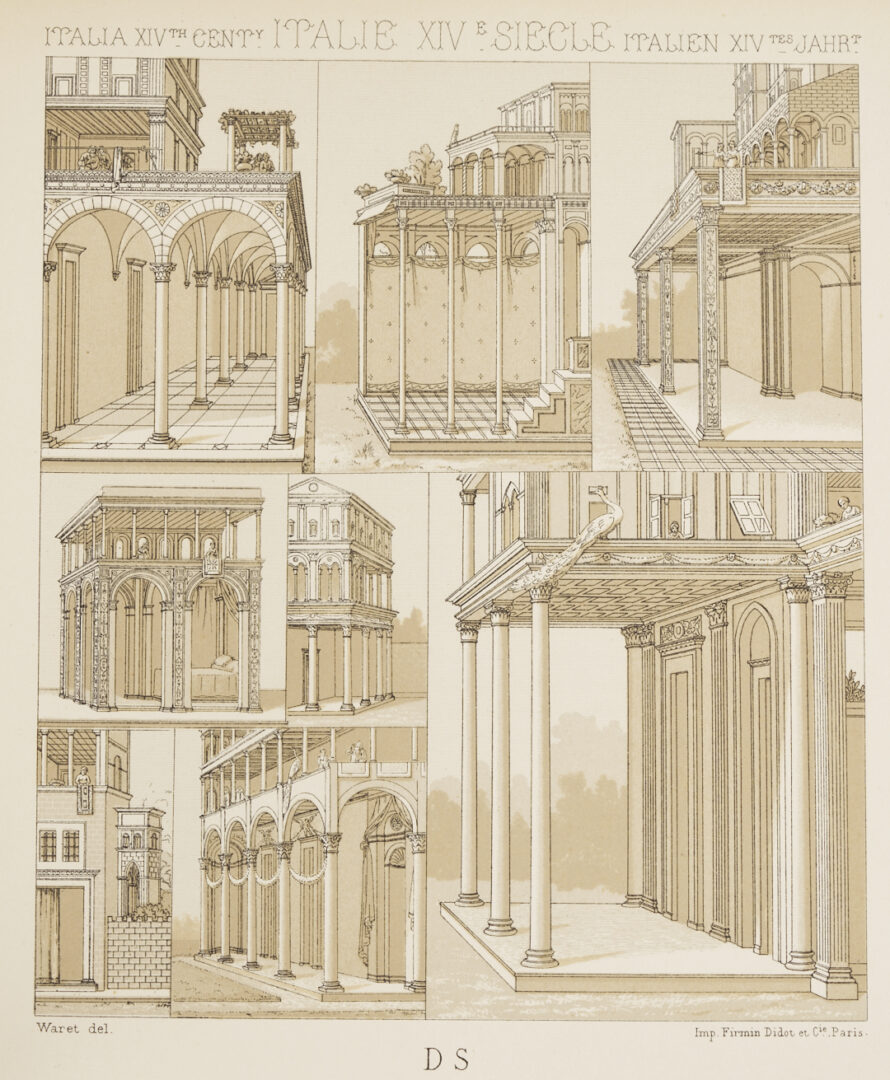Lot 555: Le Costume Historique by Racinet, 6 Volumes 1888
