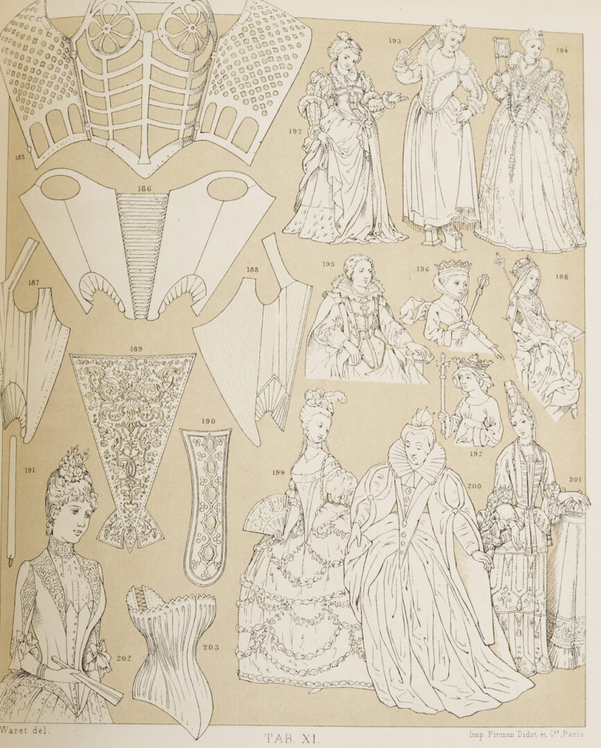 Lot 555: Le Costume Historique by Racinet, 6 Volumes 1888