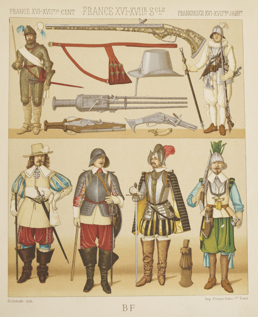 Lot 555: Le Costume Historique by Racinet, 6 Volumes 1888