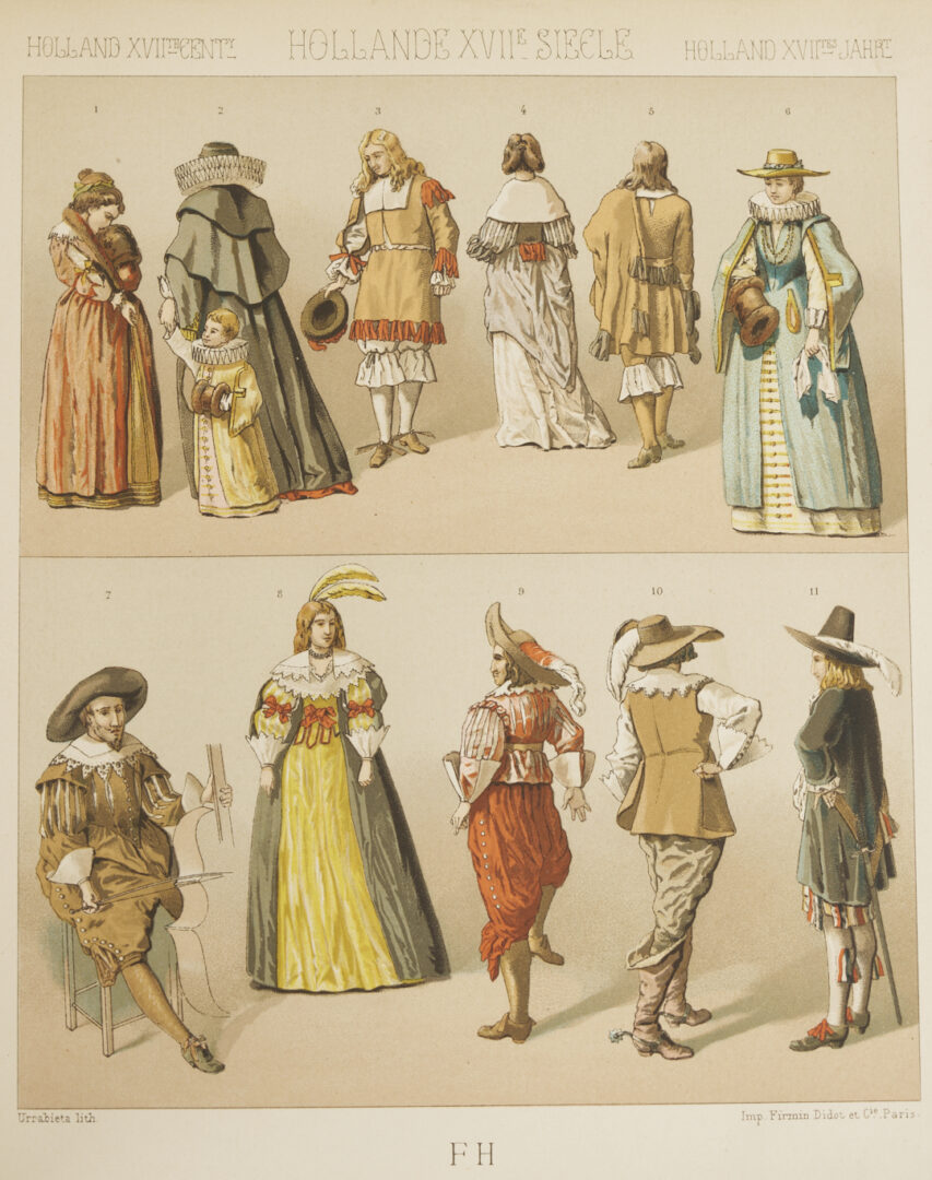 Lot 555: Le Costume Historique by Racinet, 6 Volumes 1888