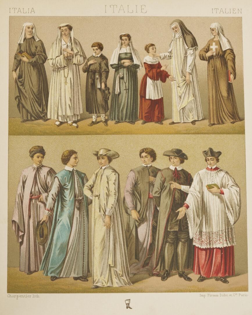 Lot 555: Le Costume Historique by Racinet, 6 Volumes 1888