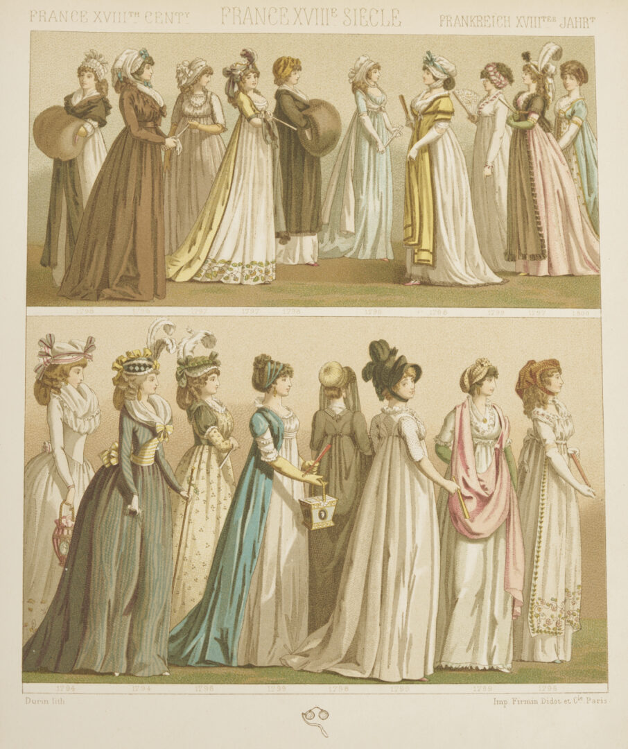 Lot 555: Le Costume Historique by Racinet, 6 Volumes 1888