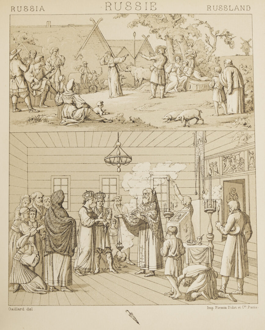 Lot 555: Le Costume Historique by Racinet, 6 Volumes 1888