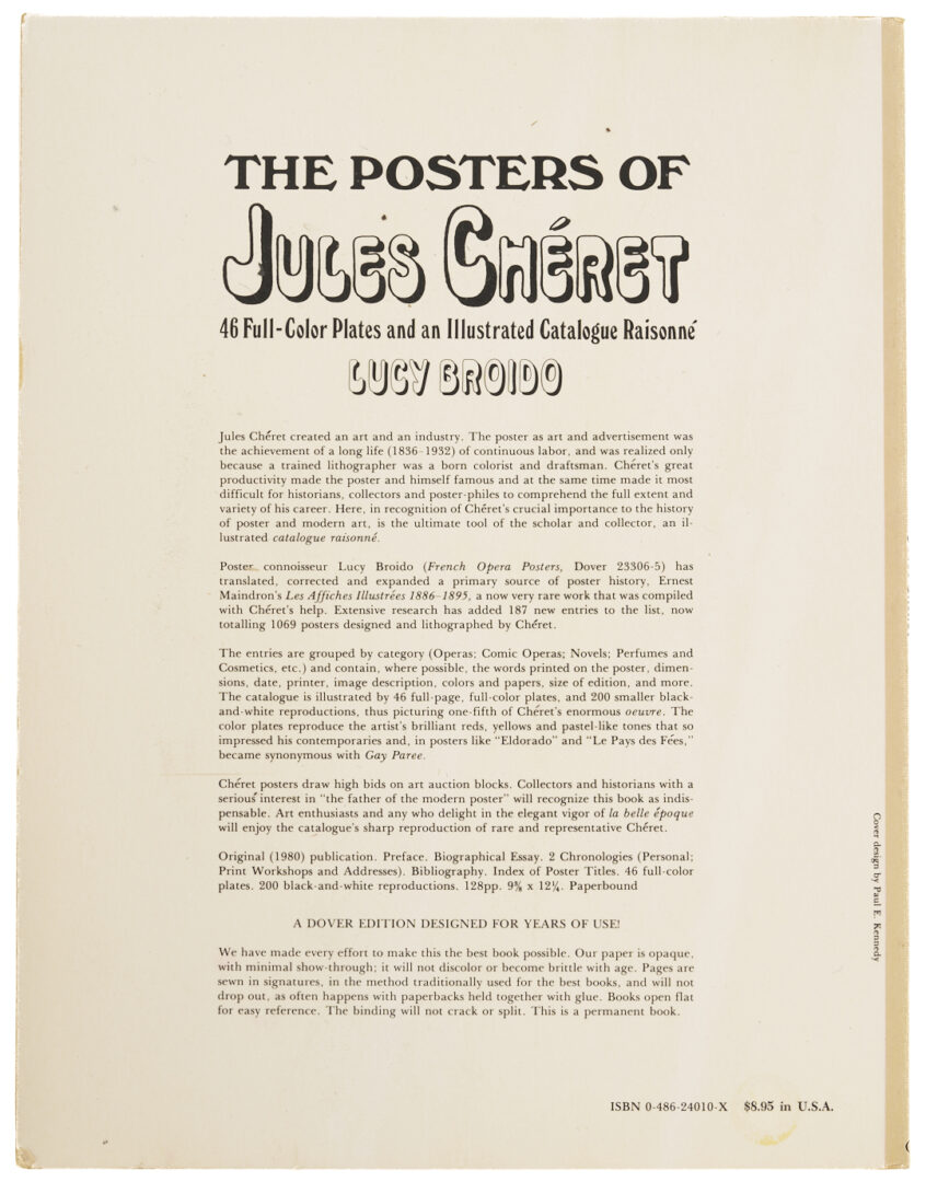 Lot 558: Jules Cheret Lithograph, Musee Grevin, Theatre Les Fantoches de John Hewelt