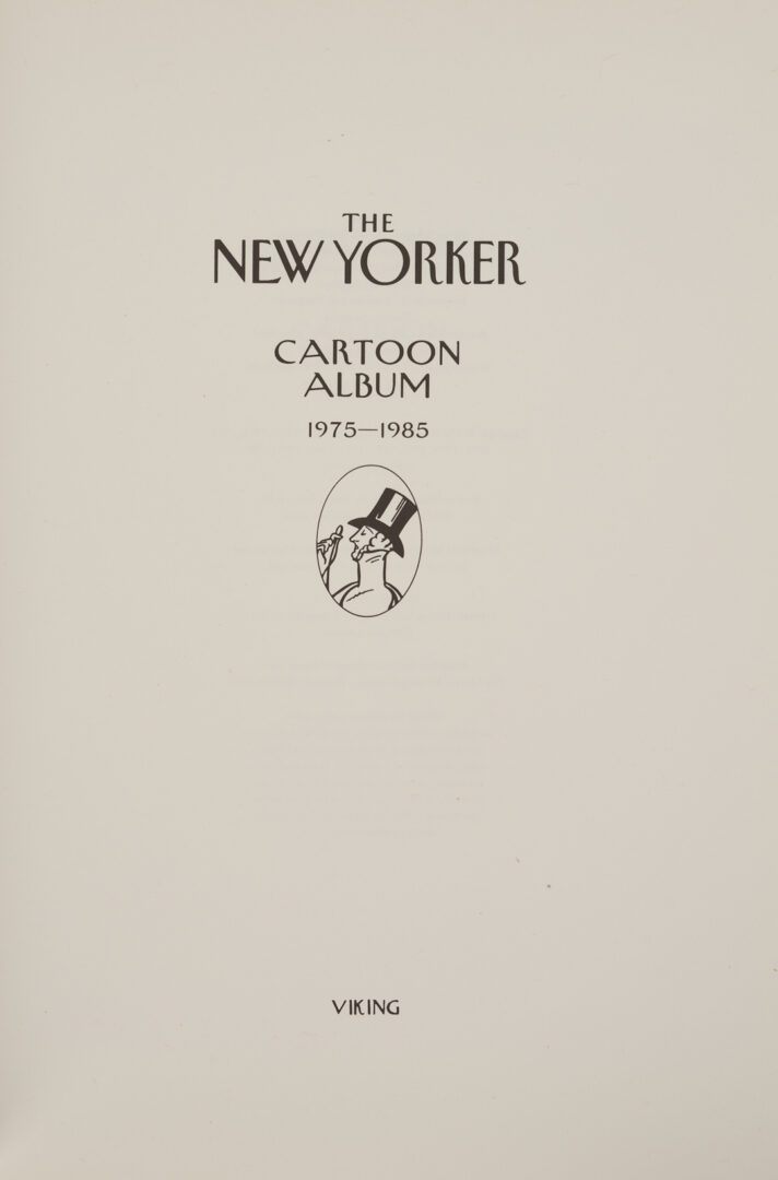 Lot 559: 12 John Held Jr. New Yorker Illustrations, Sports, plus 2 books