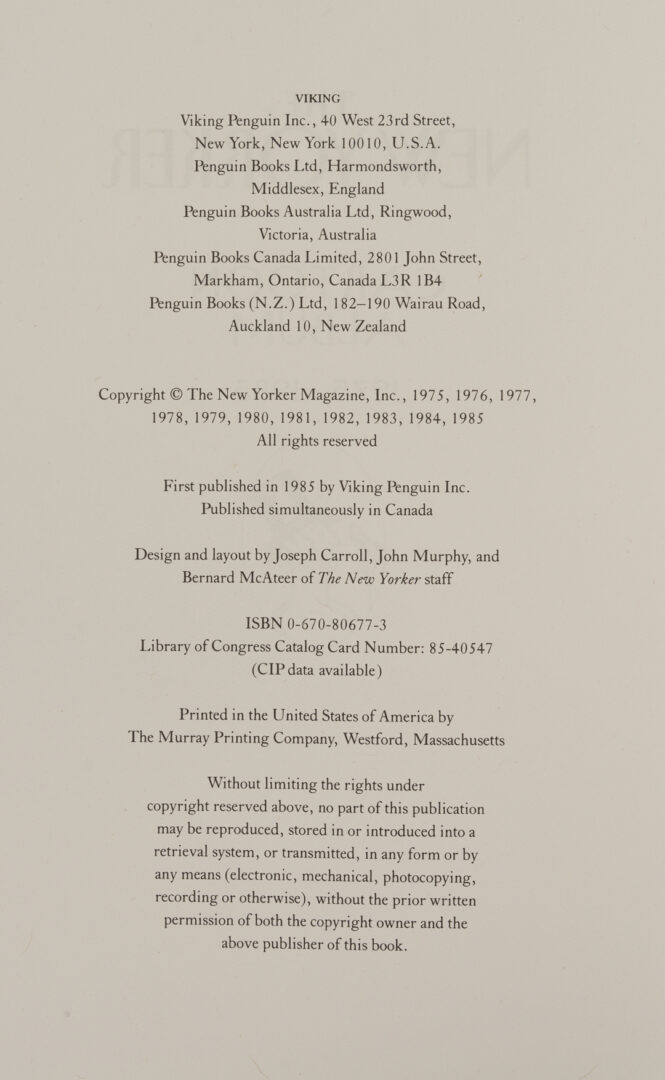 Lot 559: 12 John Held Jr. New Yorker Illustrations, Sports, plus 2 books