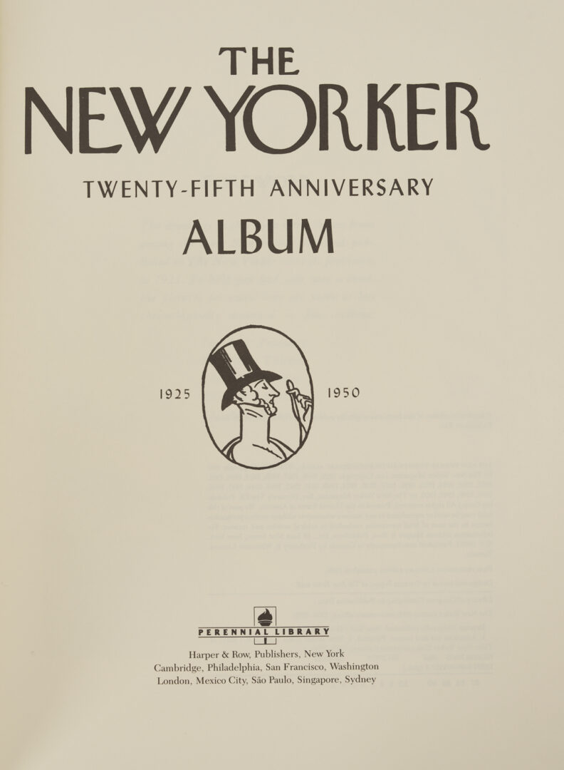 Lot 559: 12 John Held Jr. New Yorker Illustrations, Sports, plus 2 books