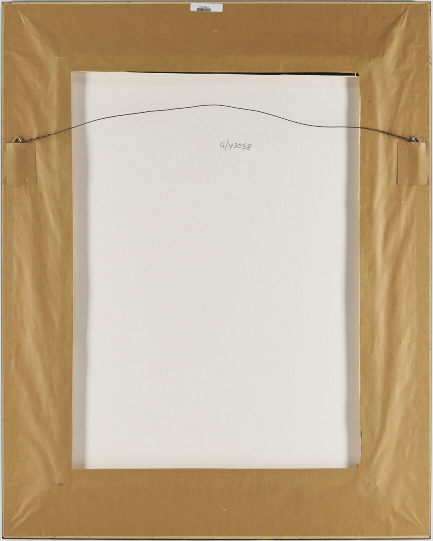 Lot 563: Godard Acrylic on Canvas, Animated Olive on Cloud