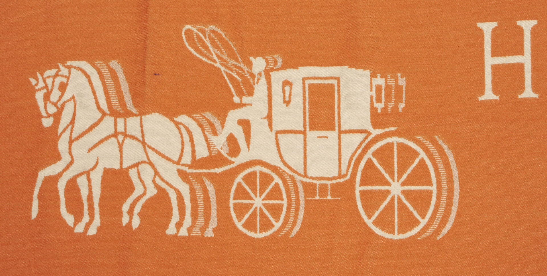 Lot 568: Orange and Beige Hermes Cashmere Stole and 2 Louis Vuitton Scarves