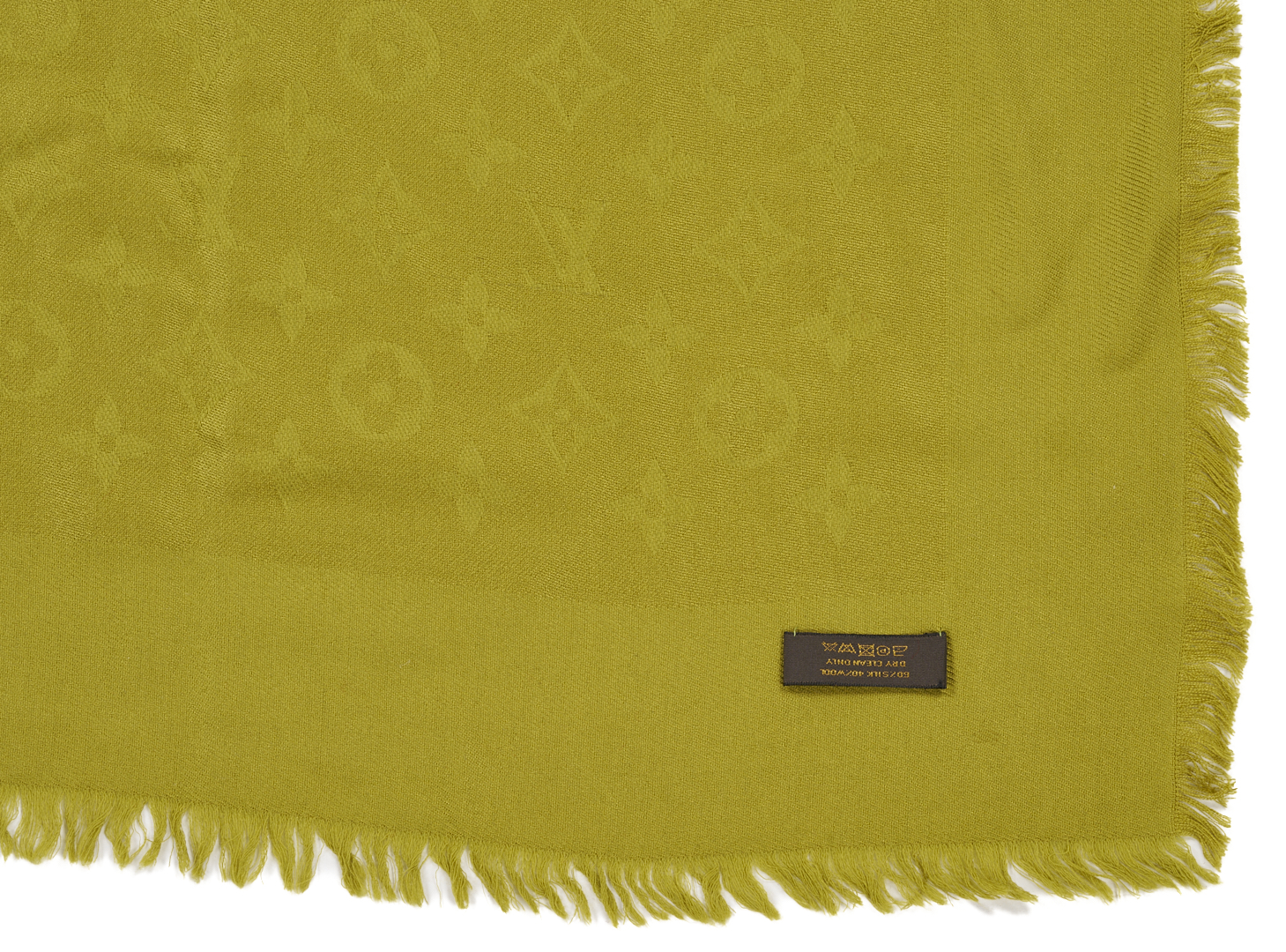 Lot 568: Orange and Beige Hermes Cashmere Stole and 2 Louis Vuitton Scarves