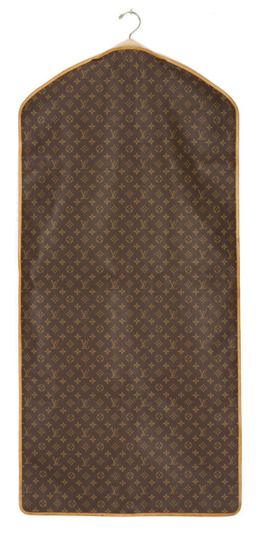 Lot 569: Vintage Louis Vuitton Monogram Suitcase & Garment Bag
