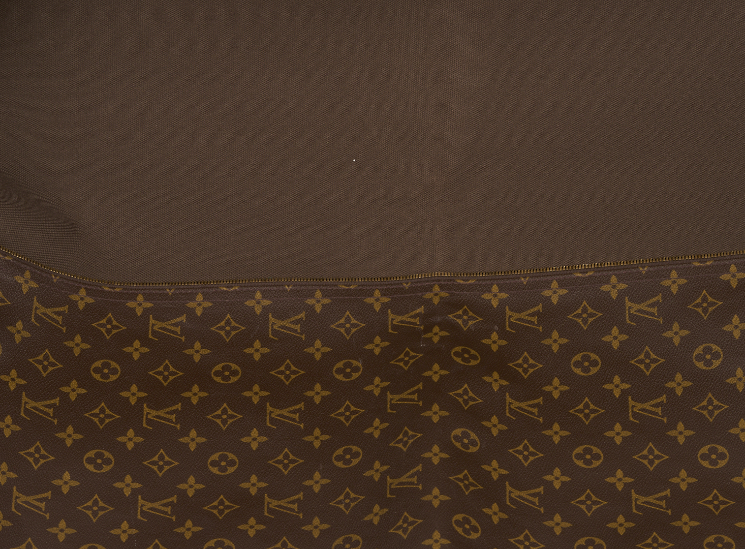 Lot 569: Vintage Louis Vuitton Monogram Suitcase & Garment Bag