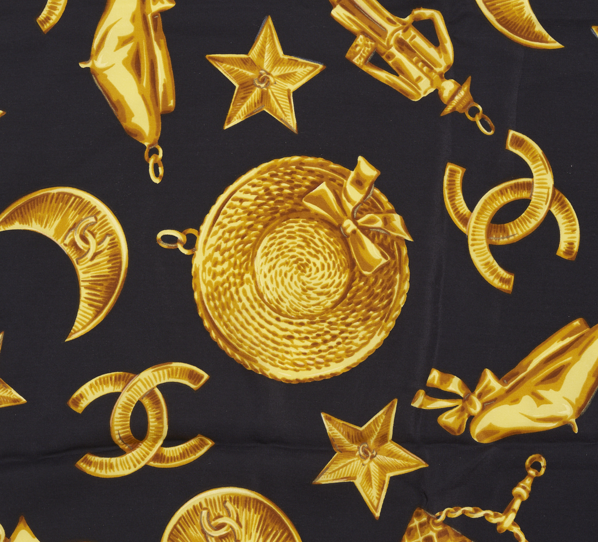 Lot 575: 2 Chanel Silk Scarves