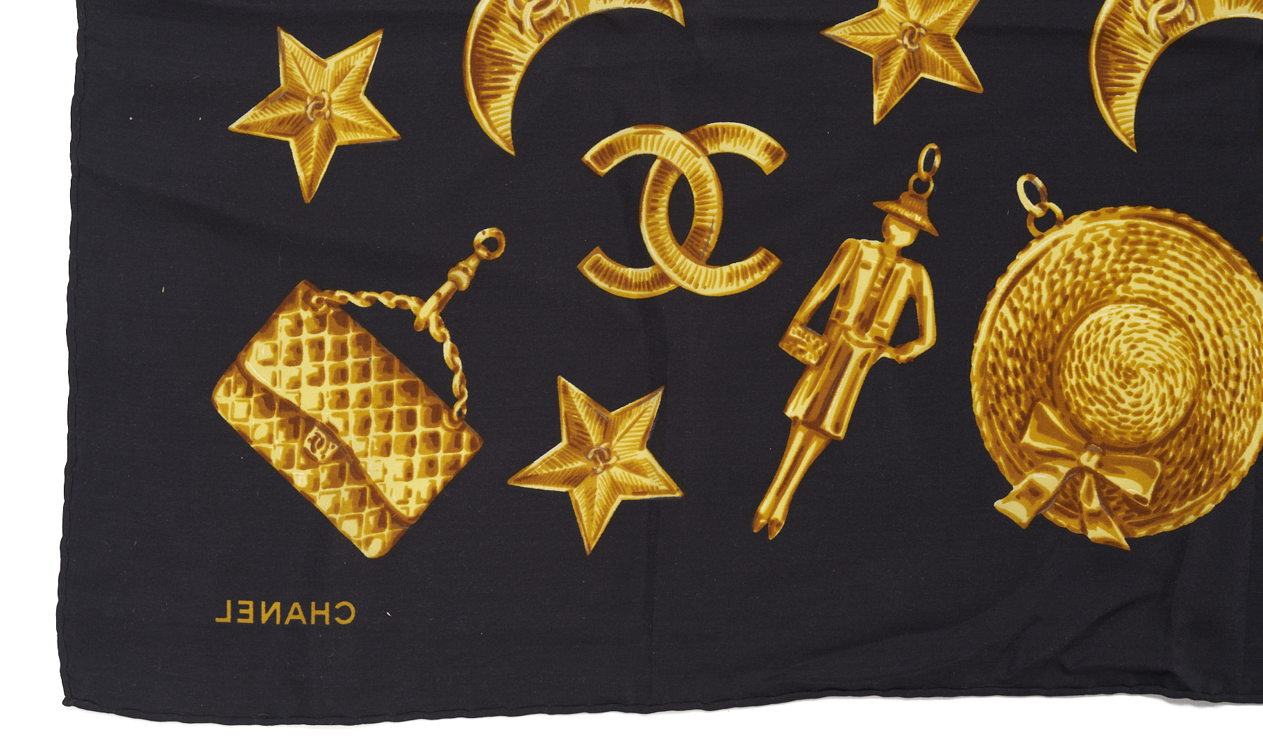 Lot 575: 2 Chanel Silk Scarves