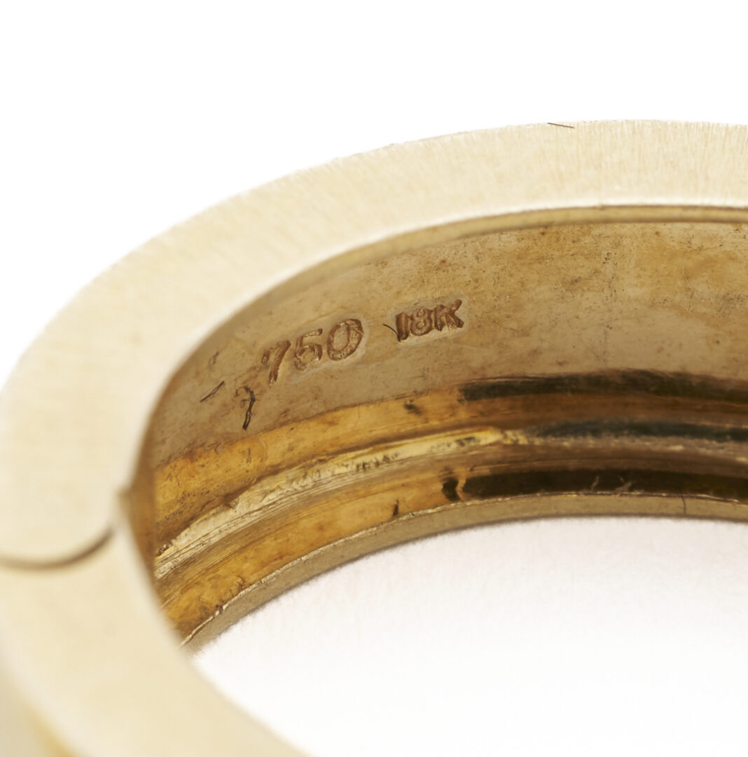 Lot 580: Gold, Ruby, & Diamond Ring and Earrings