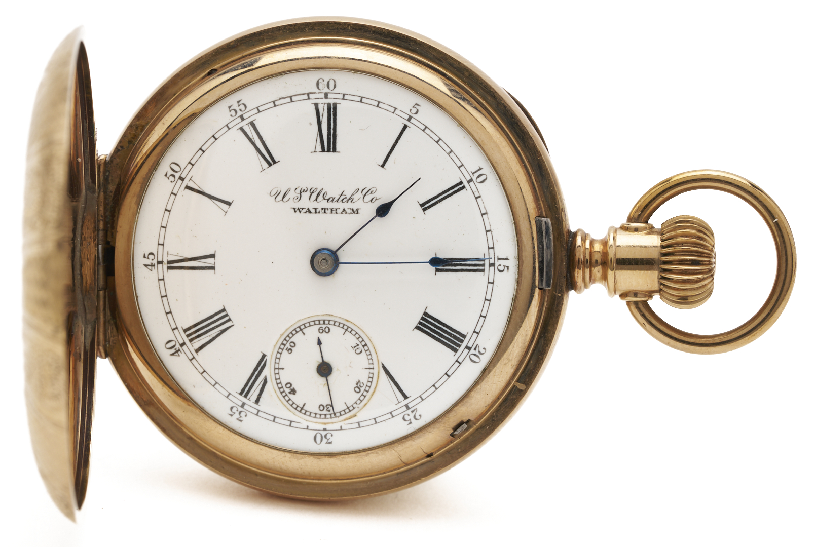 Lot 595: 14K Waltham 1889 Pocket Watch