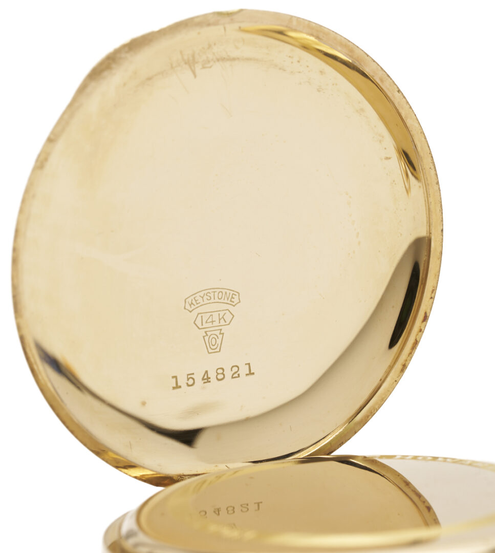 Lot 596: 14K E. Howard & Co. Series 8 Pocket Watch