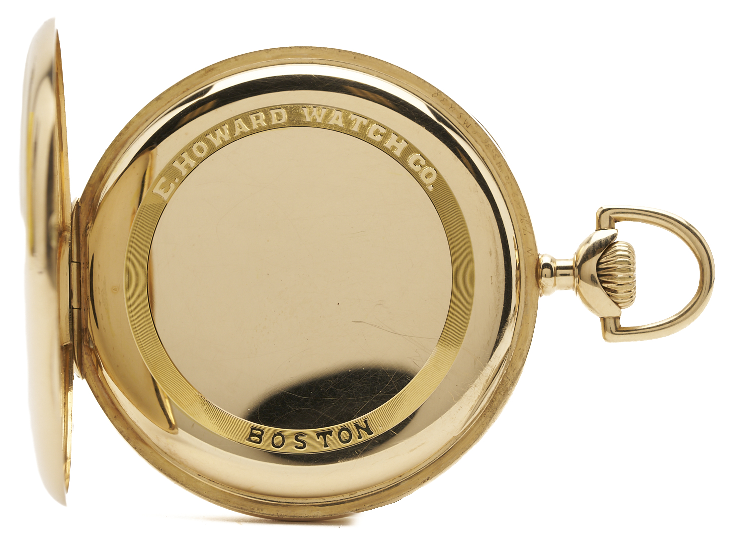 Lot 596: 14K E. Howard & Co. Series 8 Pocket Watch