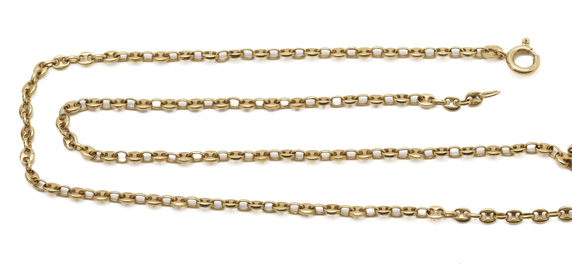 Lot 598: 14K Gold & Opal Necklace