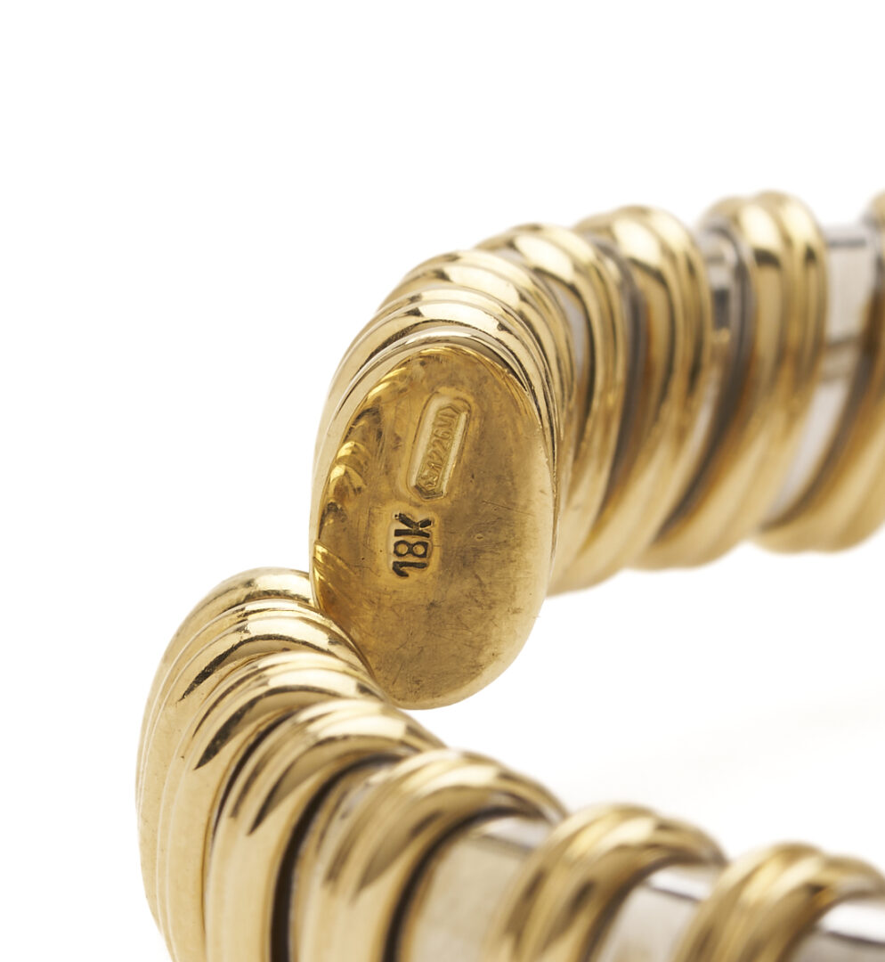 Lot 59: Roberto Coin 18K Gold & Diamond Bracelet