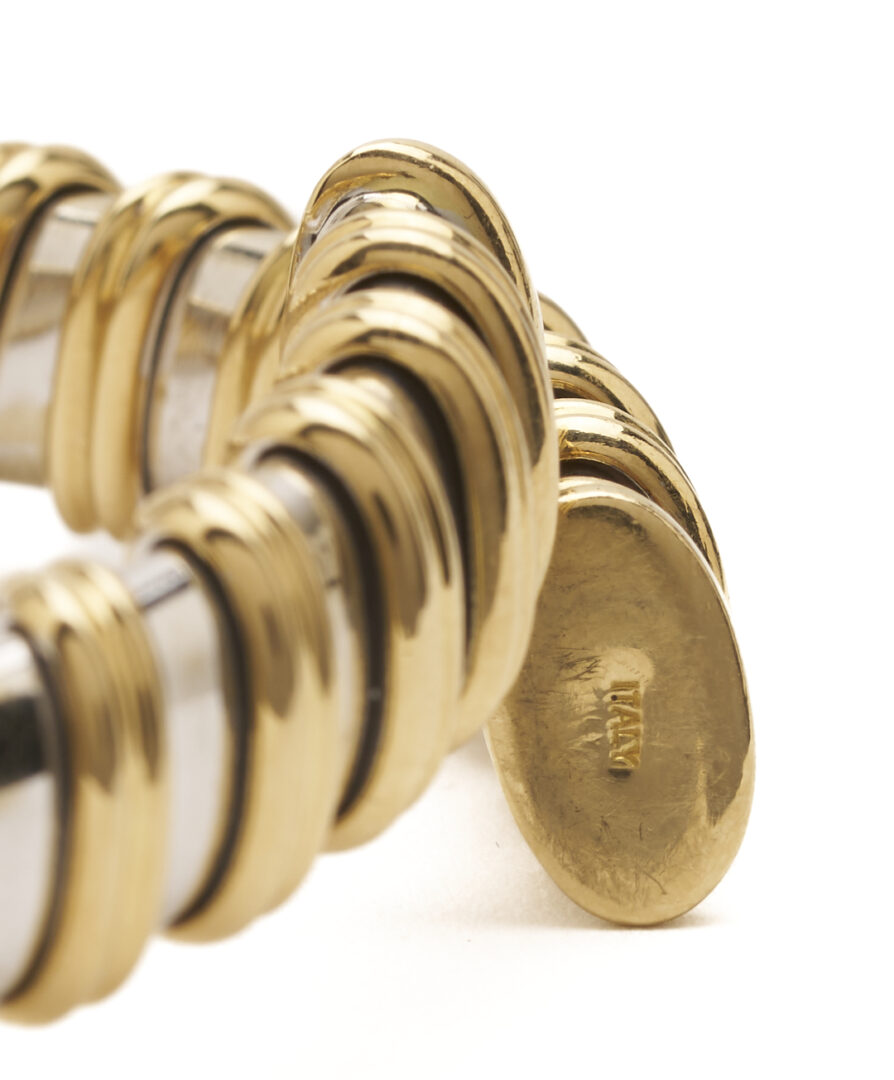 Lot 59: Roberto Coin 18K Gold & Diamond Bracelet