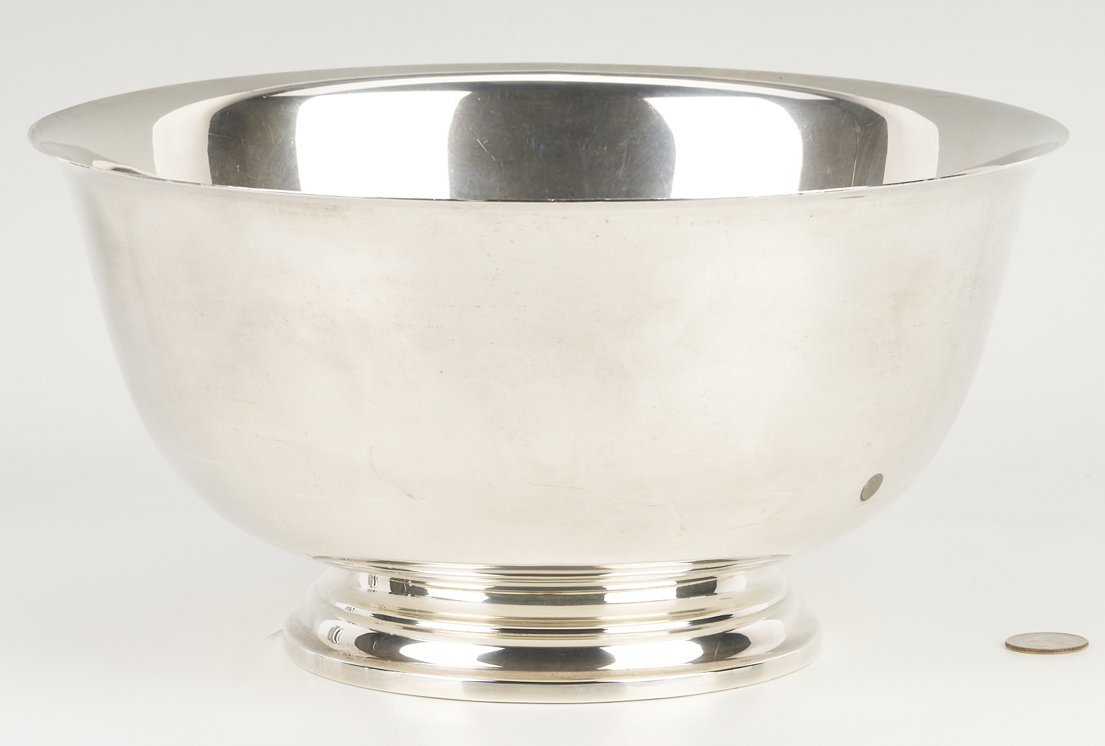 Lot 604: Paul Revere Reproduction Sterling Punch Bowl