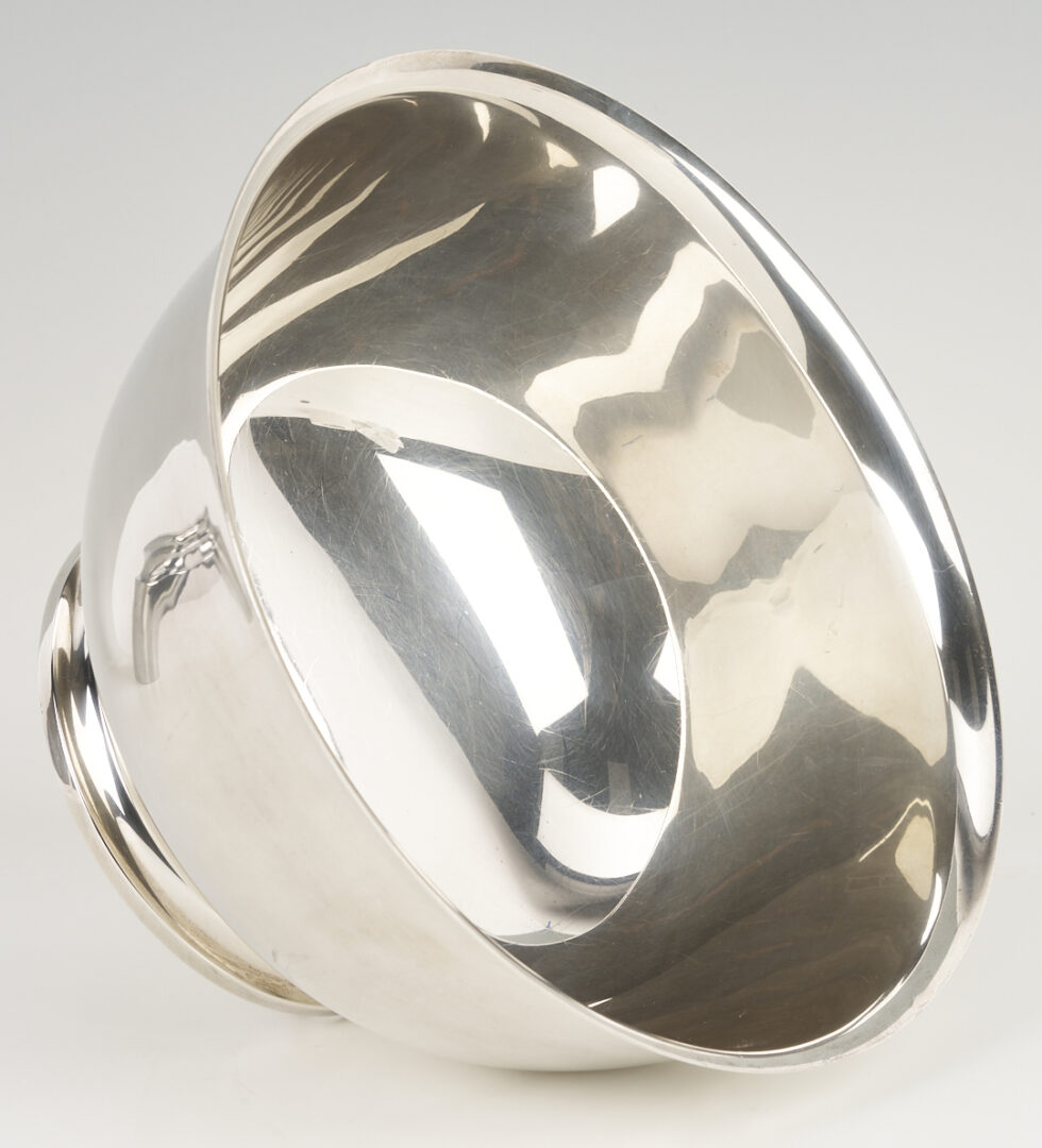 Lot 604: Paul Revere Reproduction Sterling Punch Bowl