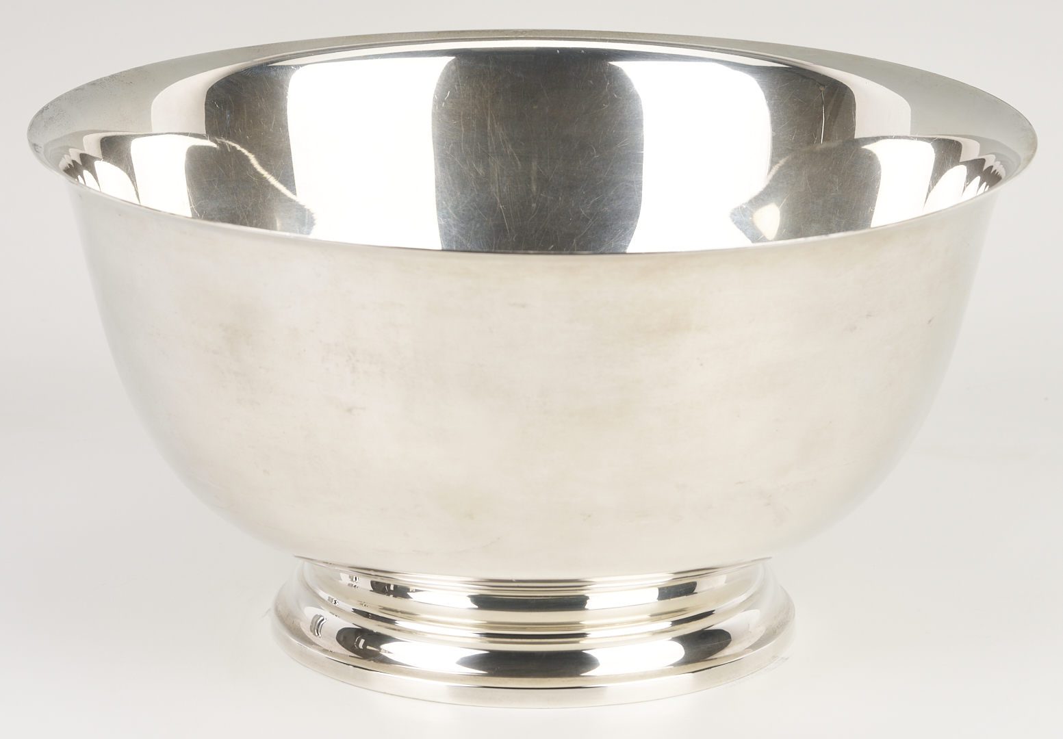 Lot 604: Paul Revere Reproduction Sterling Punch Bowl
