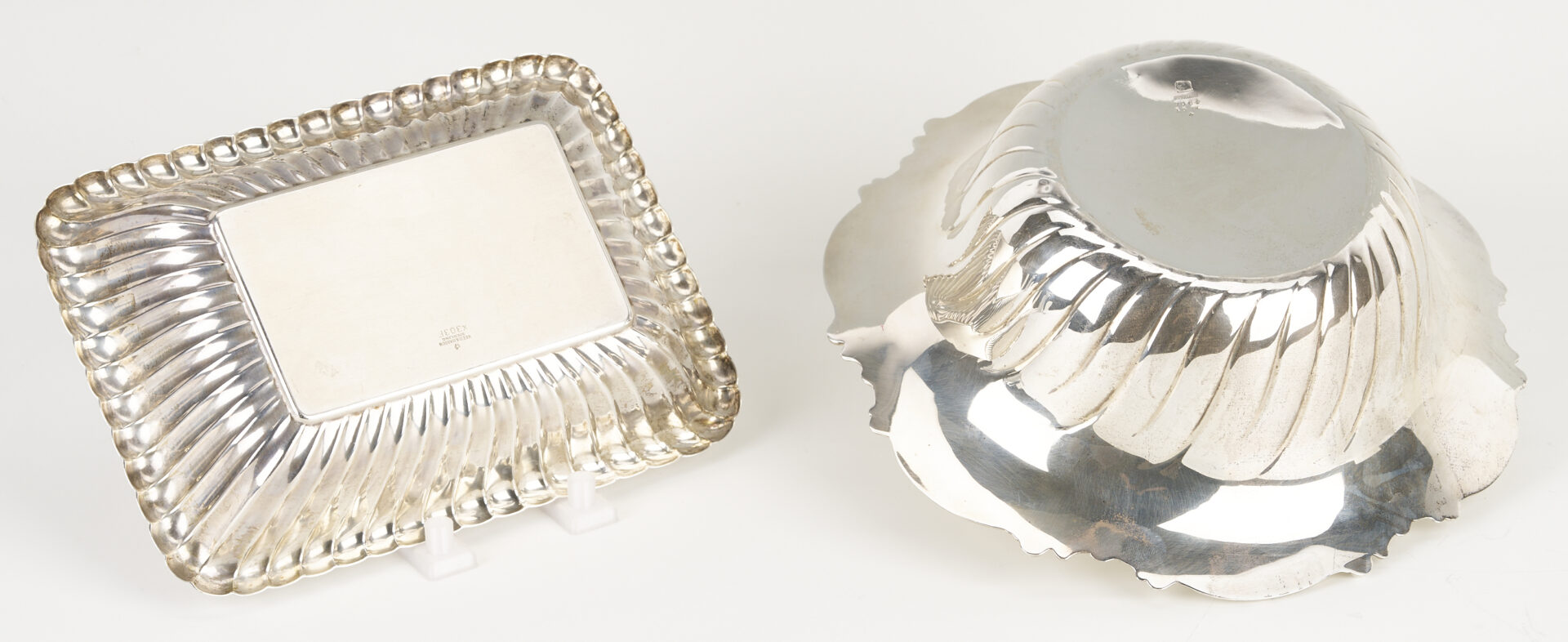 Lot 605: 4 Sterling Silver Serving Bowls