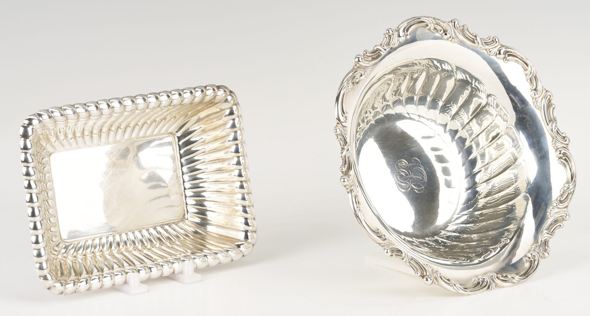 Lot 605: 4 Sterling Silver Serving Bowls