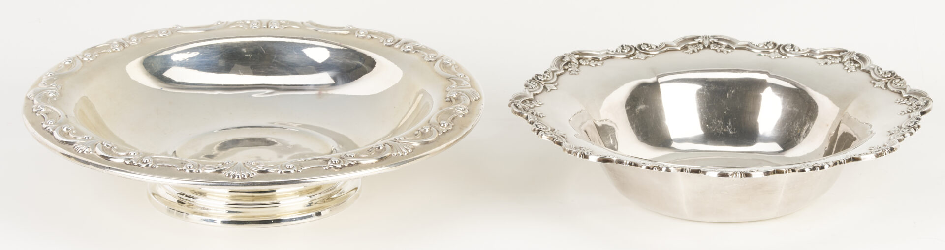 Lot 605: 4 Sterling Silver Serving Bowls
