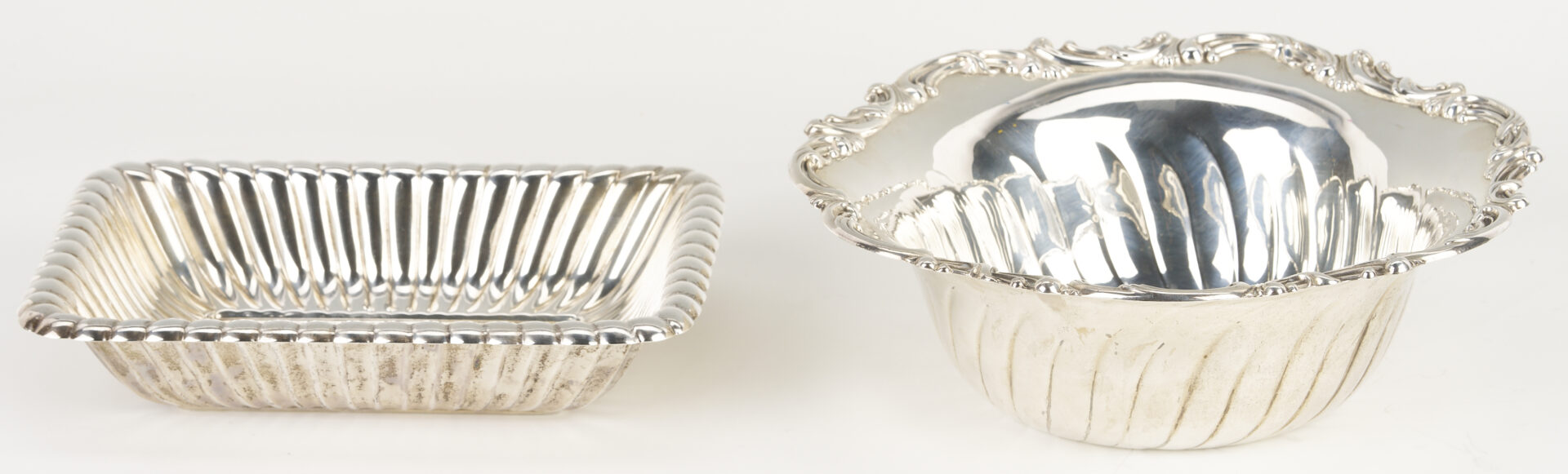 Lot 605: 4 Sterling Silver Serving Bowls