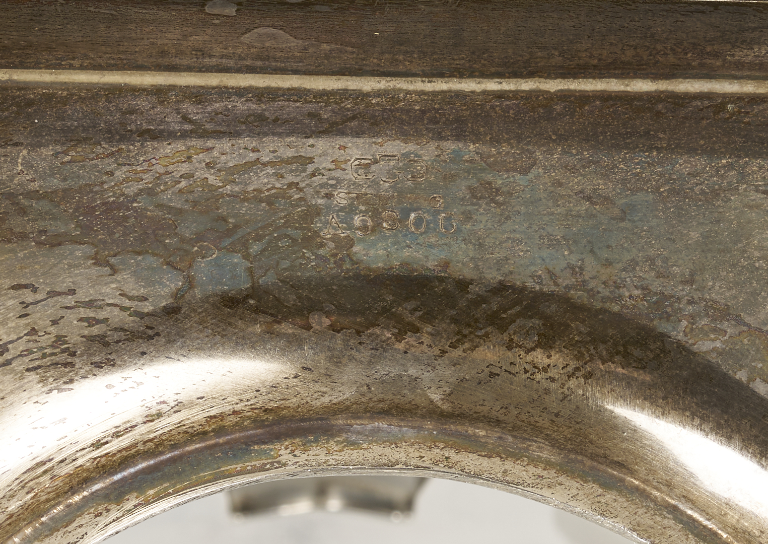 Lot 606: Gorham Sterling Etruscan Tea Kettle on Stand