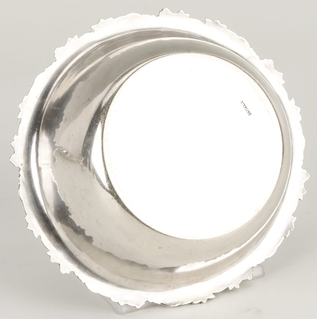 Lot 607: 4 Pcs. Sterling Hollowware, incl. Sauce Dish