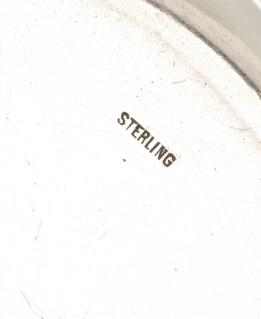 Lot 607: 4 Pcs. Sterling Hollowware, incl. Sauce Dish