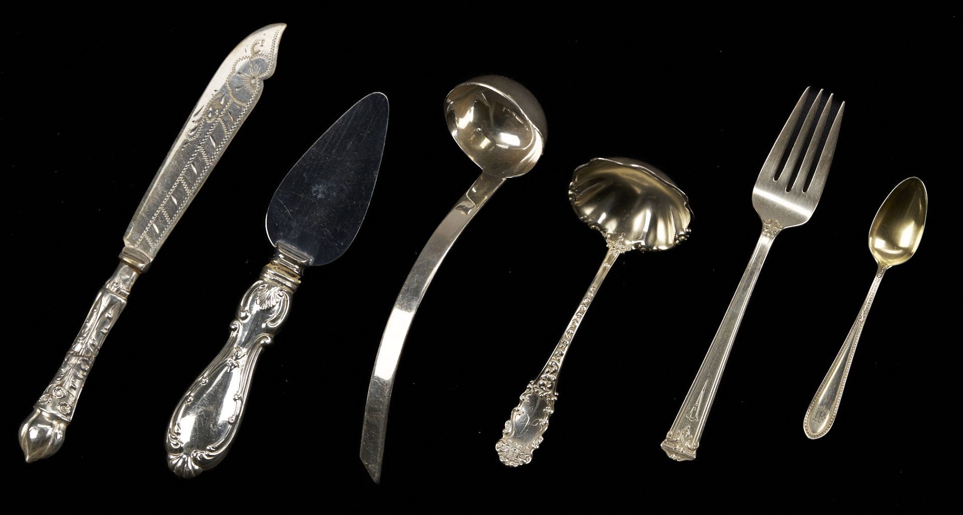 Lot 612: 57 Pcs. Assorted  Flatware incl. Geo. II Spoons