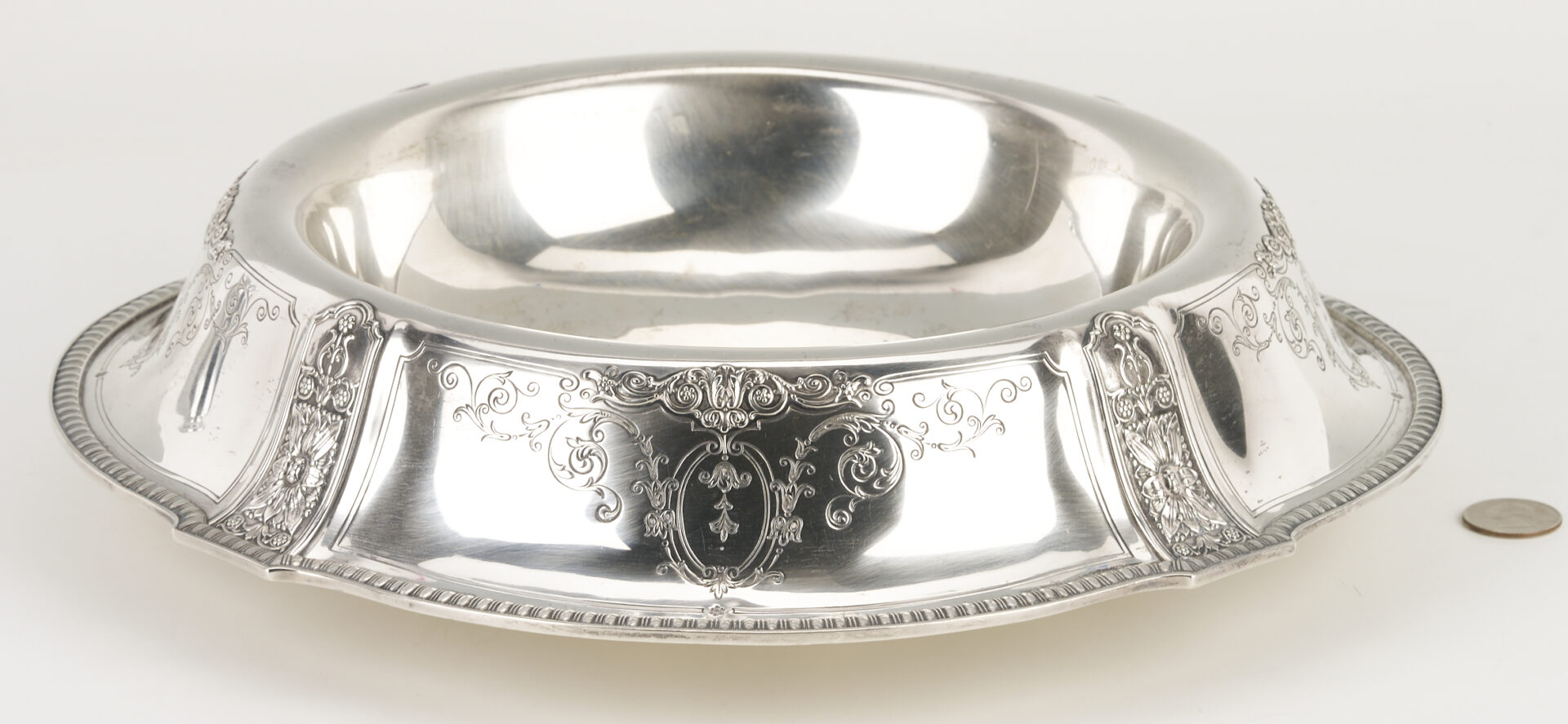 Lot 613: Antique Reed and Barton Sterling Centerpiece Bowl