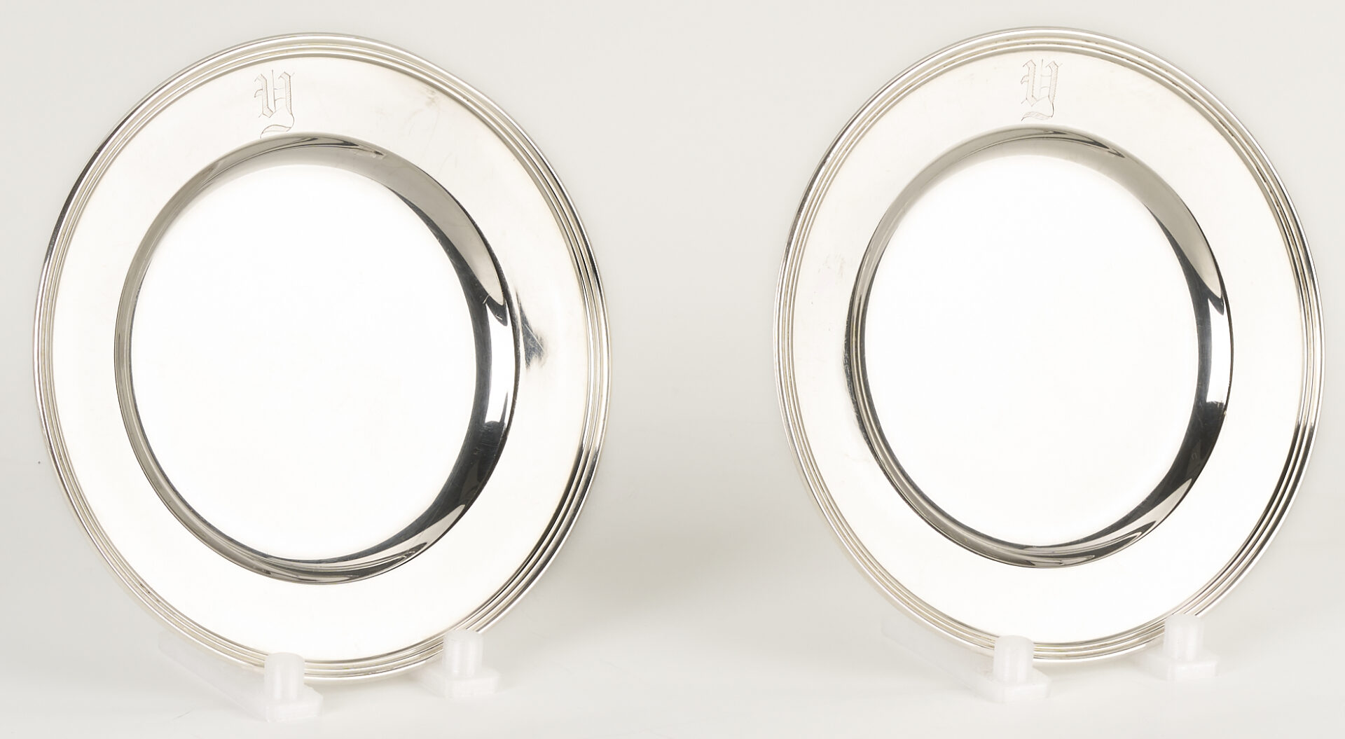 Lot 616: 12 International Sterling Silver Bread Plates