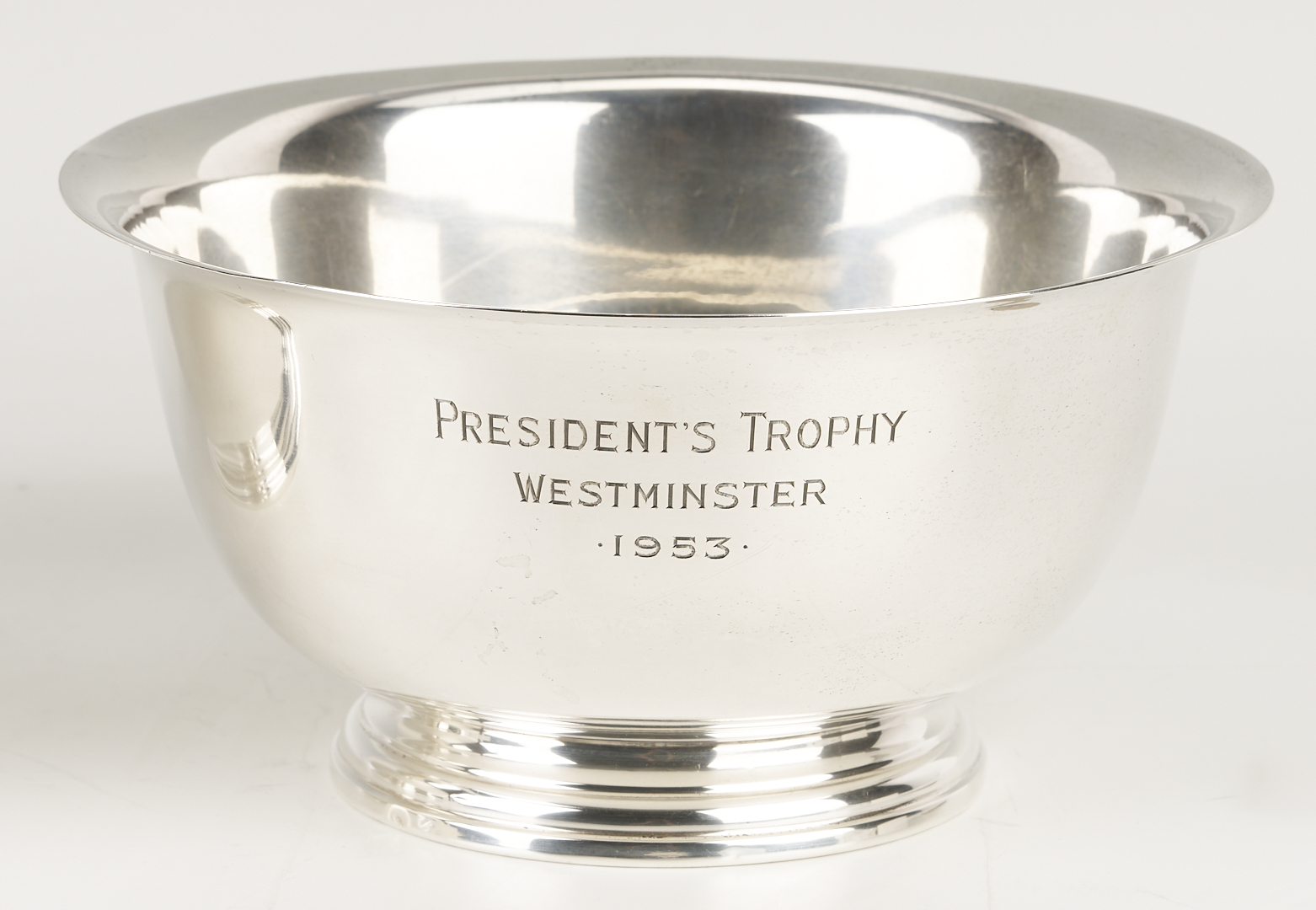 Lot 620: 2 Sterling Silver Presentation Bowls, Westminster & Princeton Court Club