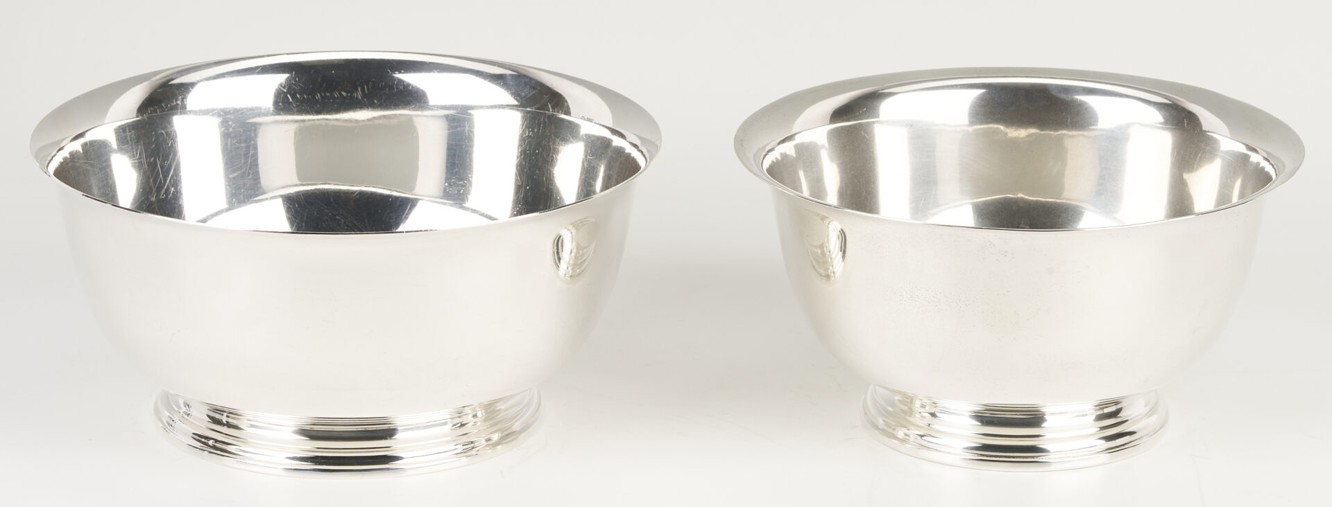 Lot 620: 2 Sterling Silver Presentation Bowls, Westminster & Princeton Court Club
