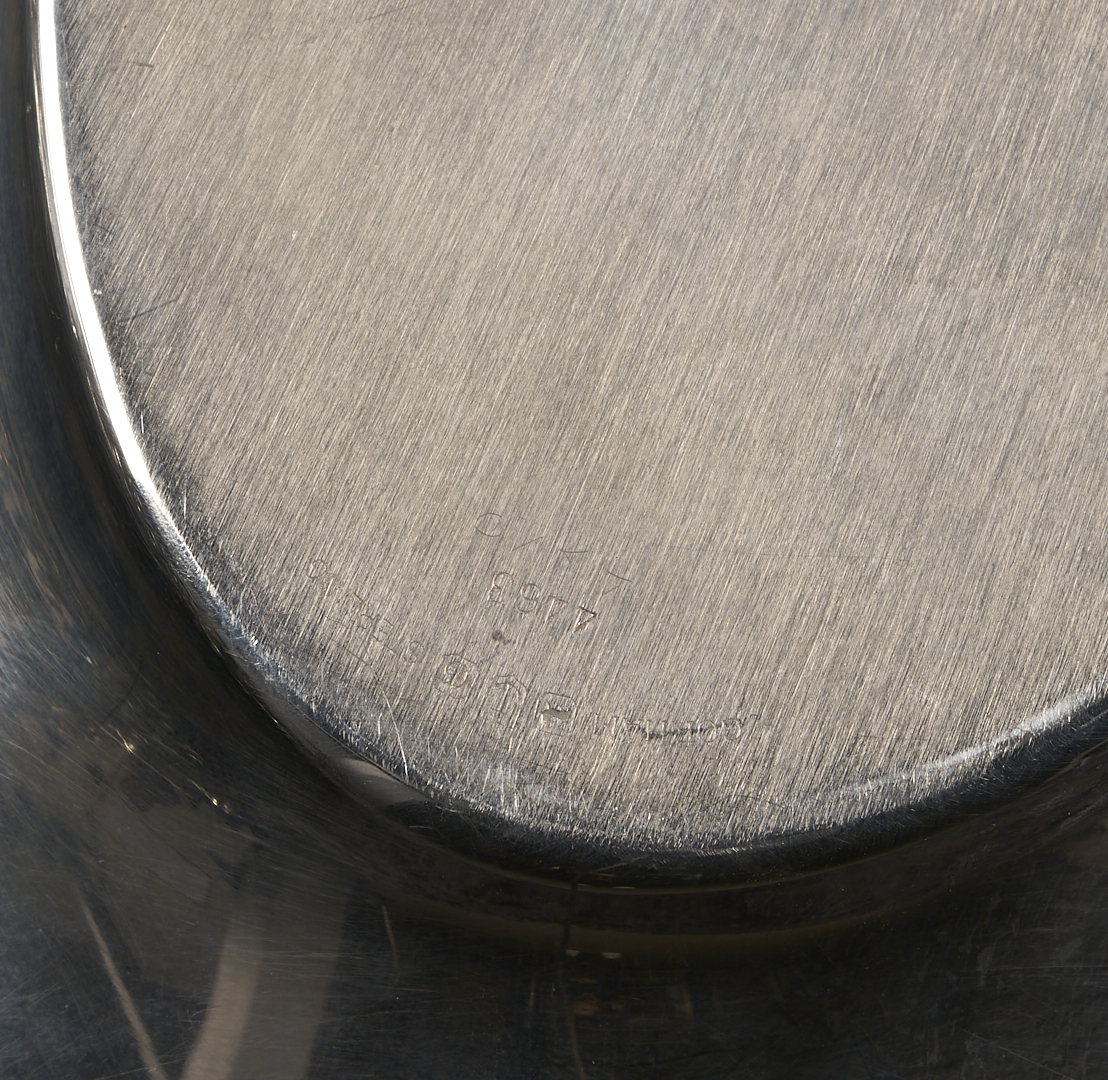 Lot 623: 30 pcs Sterling: Nut Dishes, Bread Tray, Towle Chippendale Flatware