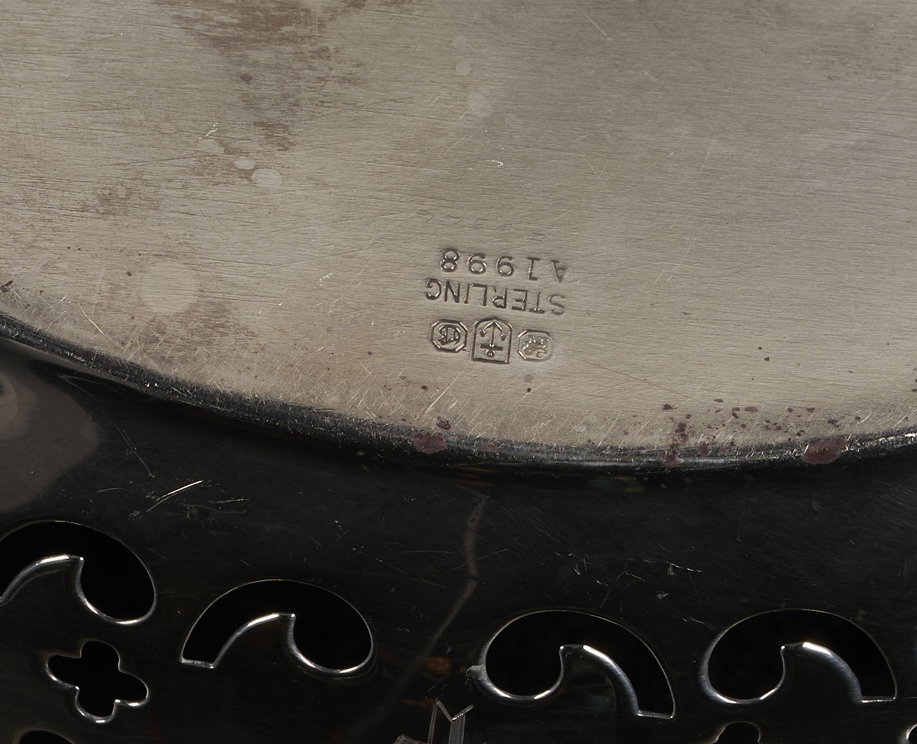 Lot 623: 30 pcs Sterling: Nut Dishes, Bread Tray, Towle Chippendale Flatware