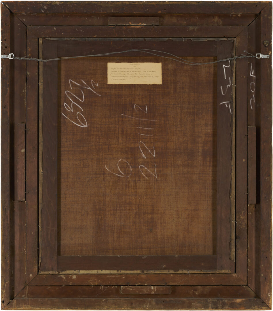 Lot 626: 19th C. Oil Portrait, poss. Dr. Forrest, East India Company